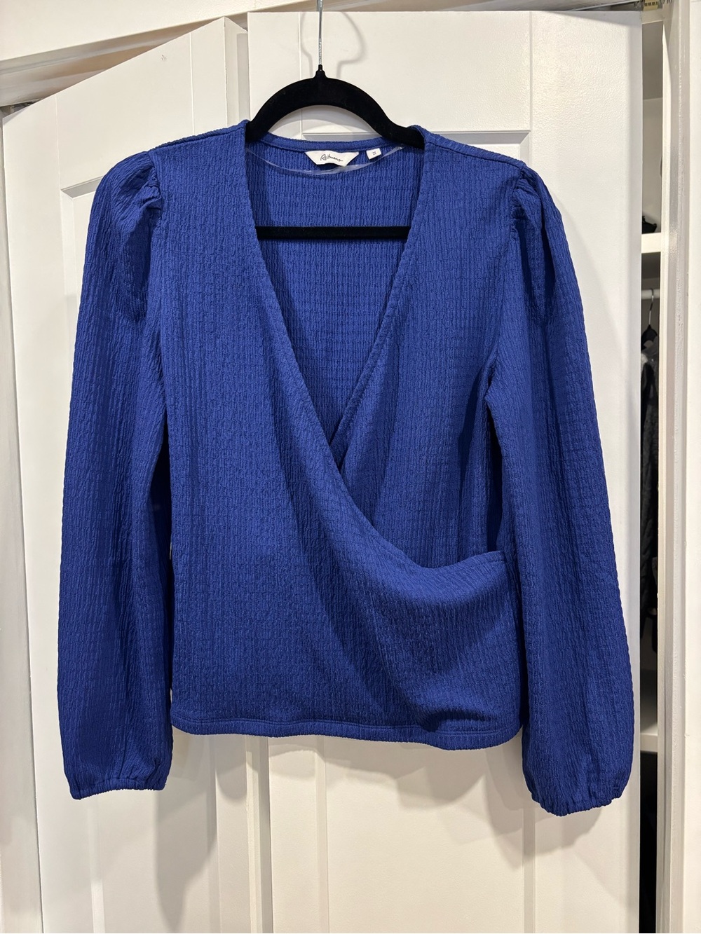 Women’s Cobalt Blue Wrap Blouse - Reitmans